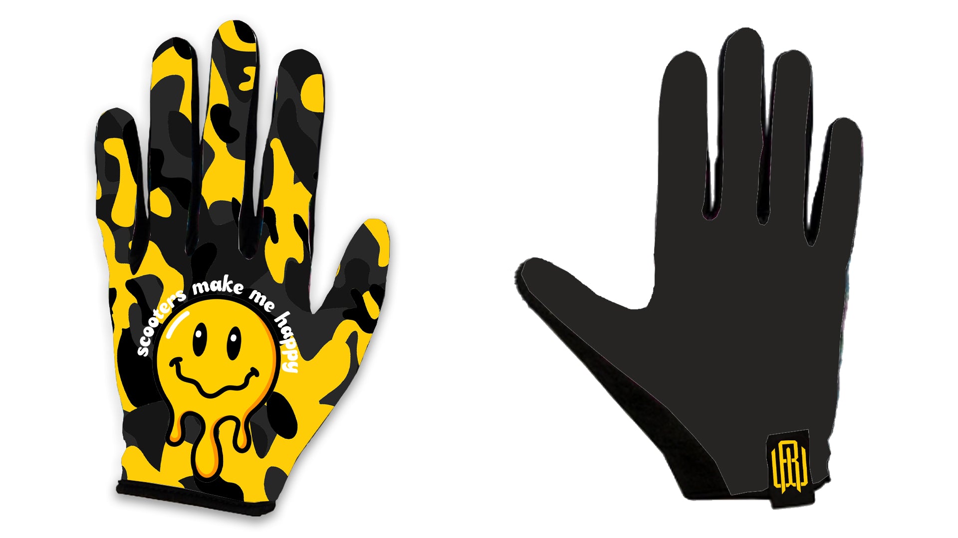 scooter handschuhe Raymond Warner Scooters Make Me Happy Gloves Adult Large