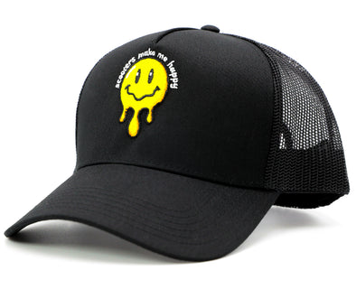 Scooters Make Me Happy Trucker Hat Black