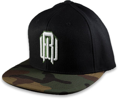 Hat - Black/Camo RW Logo Snapback