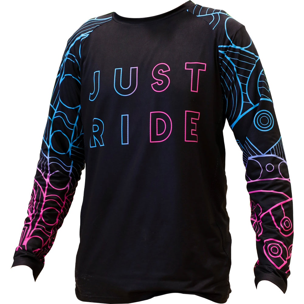 Raymond Warner Just Ride Gradient Jersey Cyan/Pink